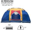 Outdoor Camping Tent Easy Set Up Party Large Tent for Traveling Hiking With Portable Bag