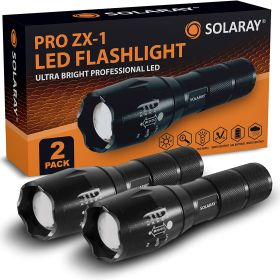 ZX-1 AAA Battery LED Flashlight for Everyday Carry (Pc: 2-Pack)